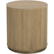 Kalla 24.5 X 22 inch Rustic Oak Side Table